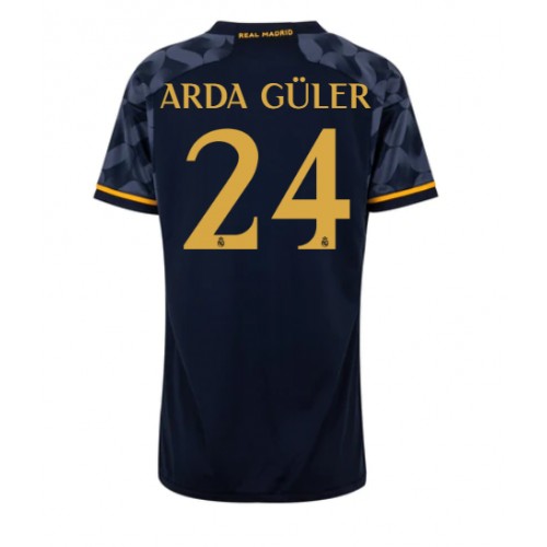 Maillot de foot Real Madrid Arda Guler #24 Extérieur Femmes 2023-24 Manches Courte